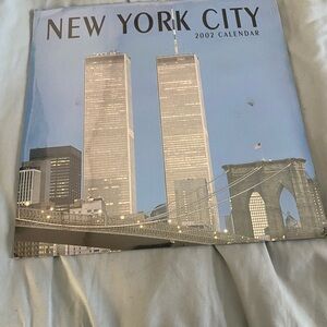 New York City 2002 Calendar twin towers